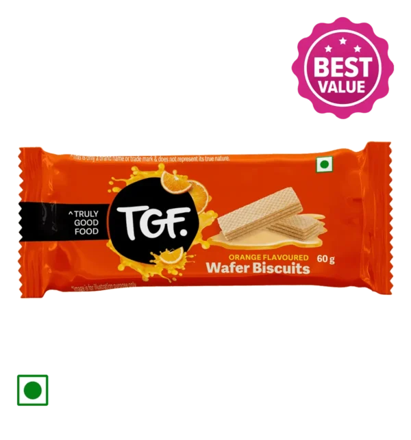 TGF - Orange Flavoured Wafer Biscuit