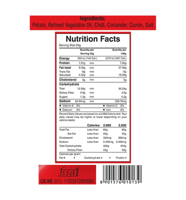 Modern kitchens Potato Wafers Spicy - Image 2