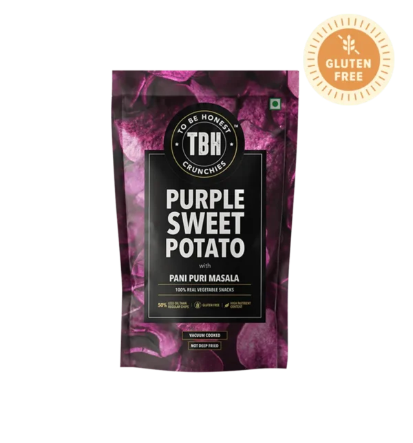 TBH - Purple sweet potato with pani puri masala